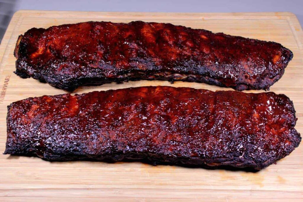 indoor oven smoked pork spare ribs