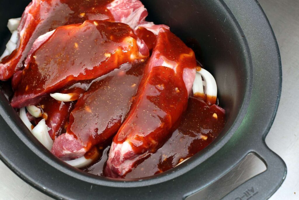 slow cooker pork ribs